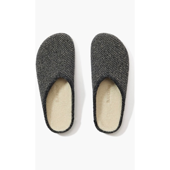 Rothy's Shoes - Rothys NWT The Cozy Clog Black Sesame Boucle Women's 5 Slippers Mules 248-006